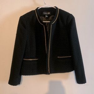 Black tweed jacket